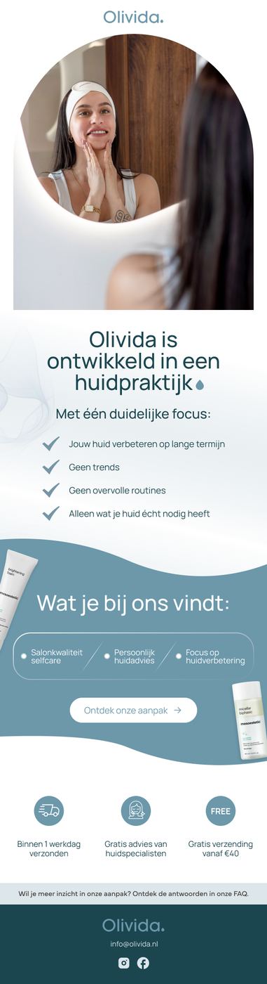 E-mail die we voor een klant maakten